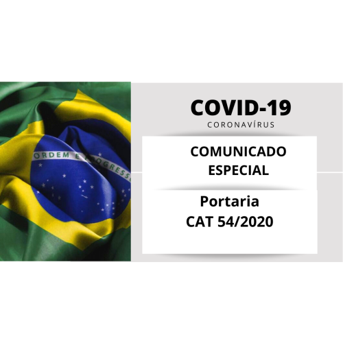 Comunicado Especial ABREME | COVID-19 | SEFAZ/SP – Portaria CAT 54/2020